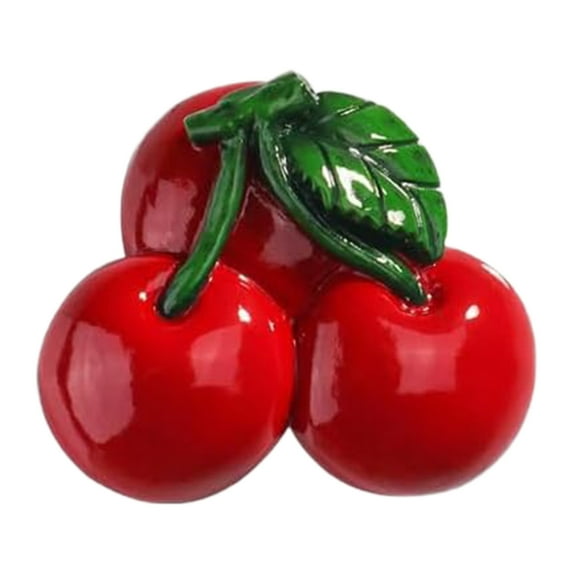 Pcs 3D Resin Fruit Fridge - 10 Styles, Cute, Colorful - for Refrigerators, Whiteboards - Decorative/Functional