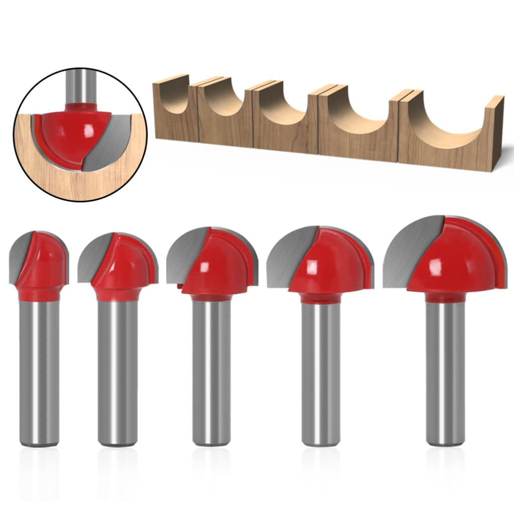 Pcs 8mm Round Bottom Wood Router Bit, Engraving End Mill Cutting Tool, Wood Router Bit Planing