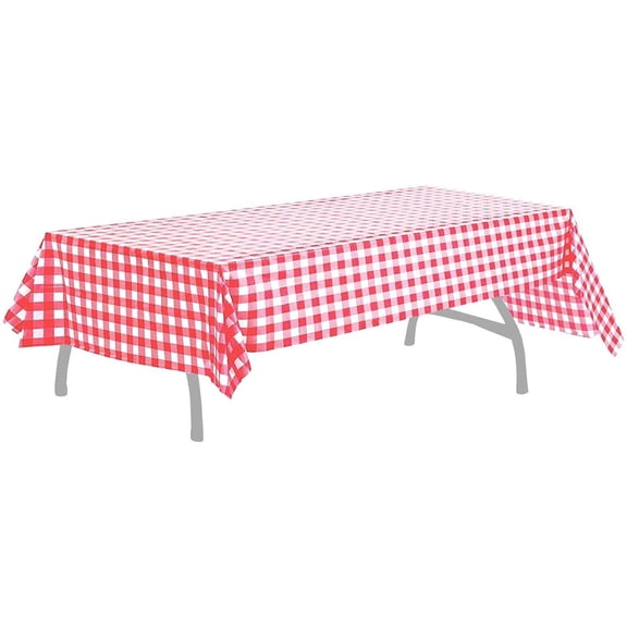 Pcs of 3 Premium Plastic Checkered Flag Tablecloths Picnic Table Covers, Tablecovers Party Favor