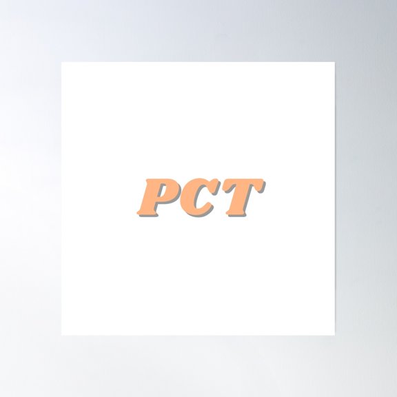 Pct- Orange Poster Wall Art, Modern Wall Decor, 30x30 UNFRAMED