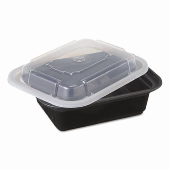 Pct Versatile Container - Black & Clear- 12 oz.