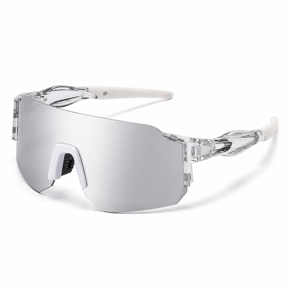 Pd Sports Sunglasses Uv400 Mirrored Shield Glasses For Cycling Running Golf