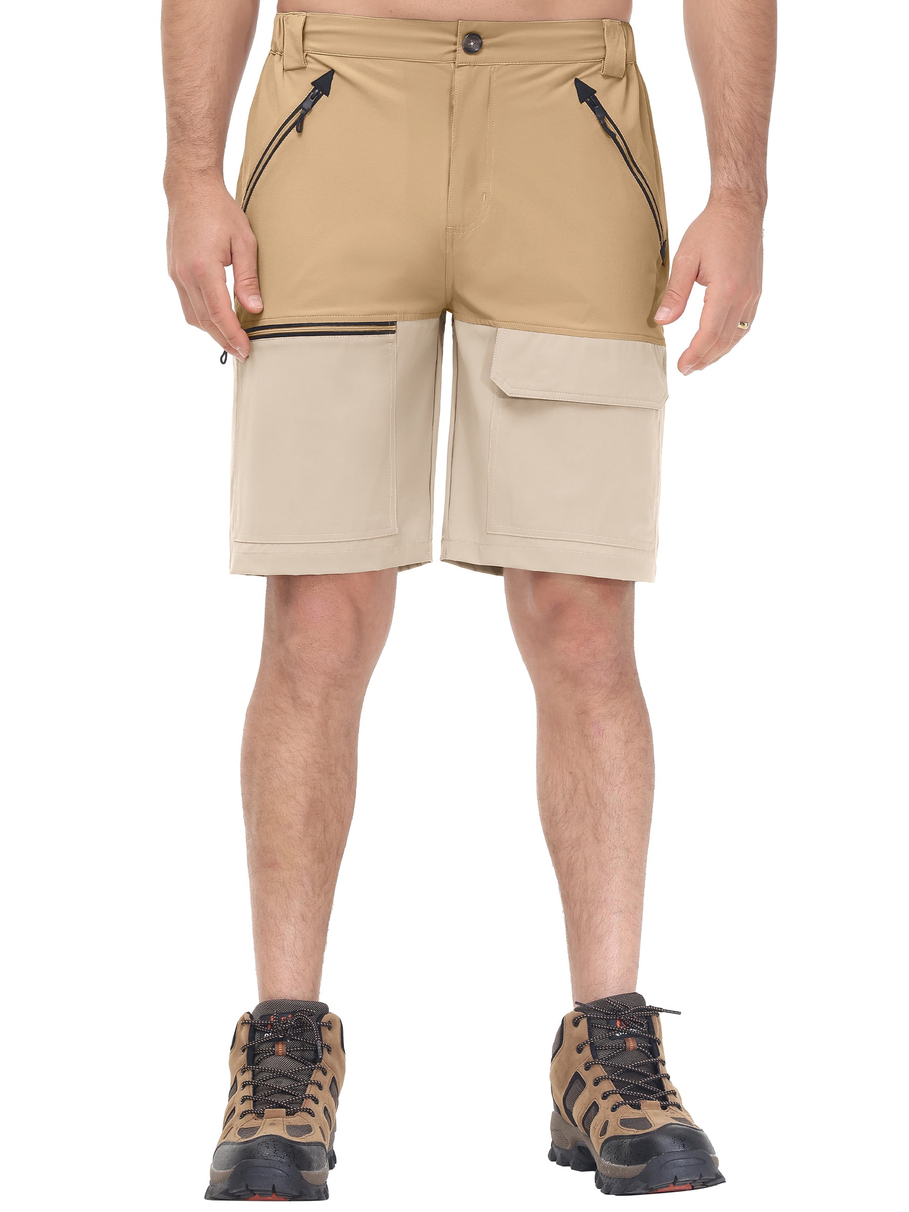 メンズウェア Connected Pocket Climbing shorts Pdbokew 6-Zipper Pocket Men's Hiking Shorts - Quick-Dry & Durable