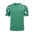 thumbnail image 1 of Weilanxin Men's Short Sleeve Swim Shirts Rash Guard UPF 50+ Sun Protection Quick Dry T-Shirt for Fishing Hiking ArmyGreen XL, 1 of 7
