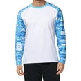 thumbnail image 1 of Weilanxin Swim Shirts for Men Long Sleeve Rashguard UPF 50+ Quick-Dry Surf Shirt Sports Swimwear Blue Collared L, 1 of 8