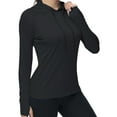thumbnail image 1 of Weilanxin Women's UPF 50+ Sun Protection Hoodie SPF Shirt Long Sleeve Hiking Fishing Outdoor Shirt Lightweight Hoodie Black L, 1 of 9