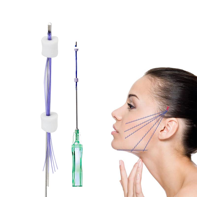 Pdo Thread Face Lift Long Lasting Lift Threads Multi 20 Lines 21G 60MM