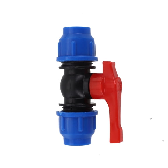 Pe Pipe Ball Valve With External Thread Stop Valve Ball Valve Fitting 20/25/32Mm