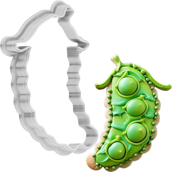 Pea Cookie Cutter 4 Inch Made in USA by WONDERTORY