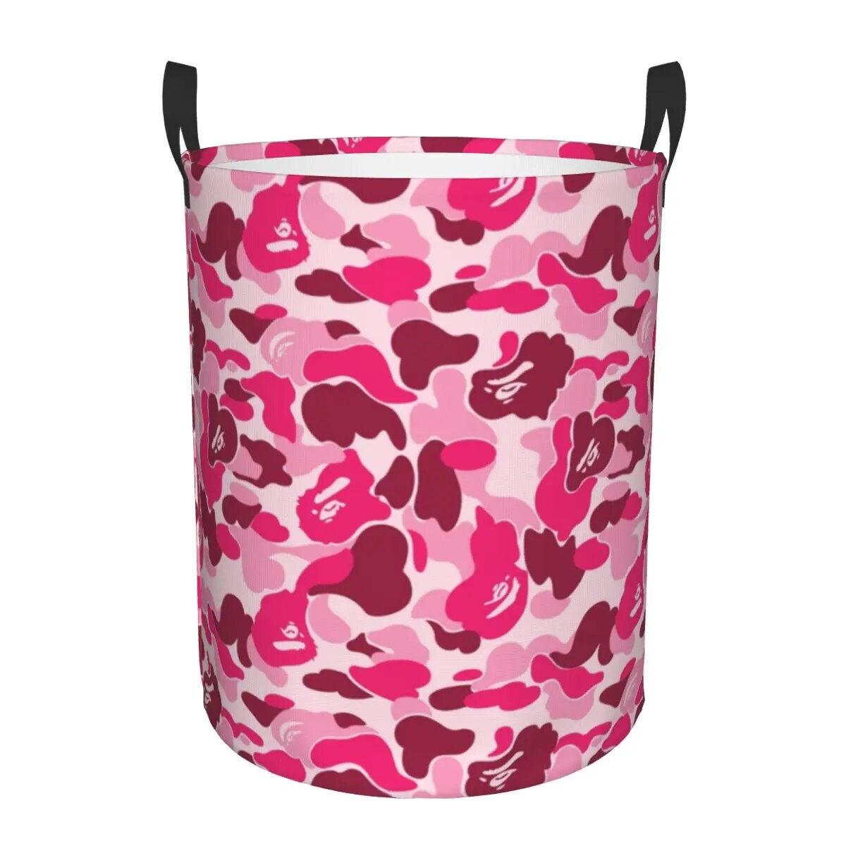 Pea Dot Camo Army Laundry Basket Collapsible WW2 German Camouflage