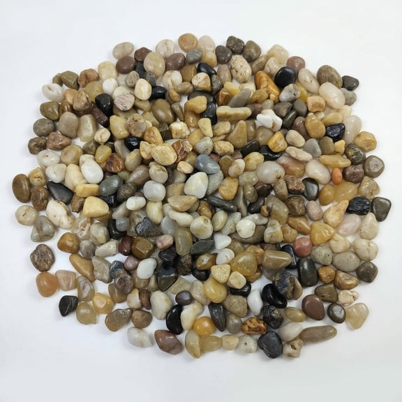 Pea Gravel For Landscaping 10 Lbs Aquarium Rocks 1/4 Inch | Polished Pebbles Decorative Stones River Succulent Soil Cover Fish Ta