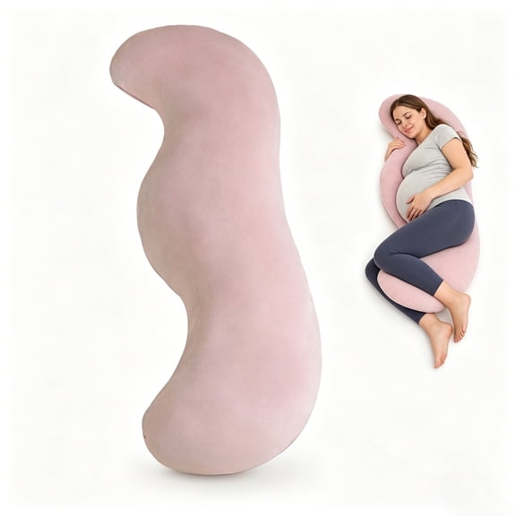 Pea Pod Body Pillow for Side Sleeper，Ergonomic Full-Body Support Pillow: Comfort Meets Precise Support | Concealed Zipper | Skin-Friendly & Washable