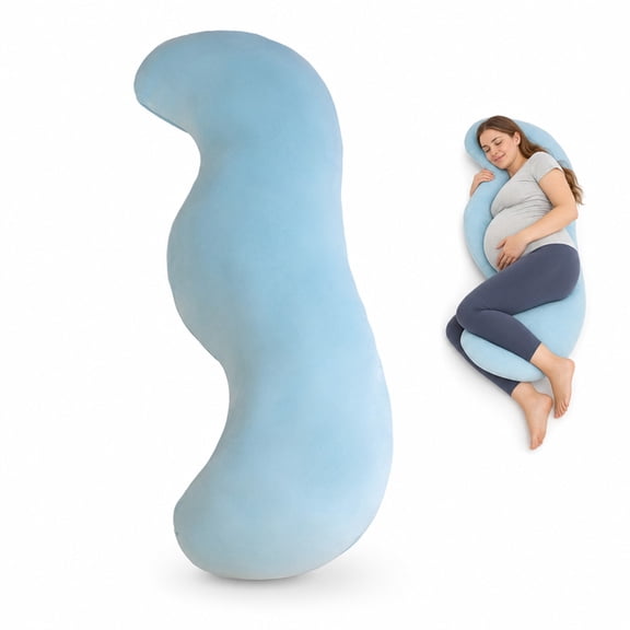 Pea Pod Body Pillow for Side Sleeper，Ergonomic Full-Body Support Pillow: Comfort Meets Precise Support | Concealed Zipper | Skin-Friendly & Washable