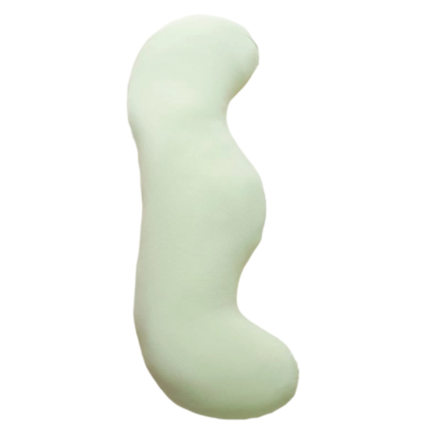 Pea Pod Body Pillow for Side Sleeper, S Shaped Ergonomic Full Body Support, Extended Length for Hip and Leg Relief, Cooling Fabric for Sleeping
