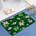 thumbnail image 1 of Pea Pod Floral Green Diatomite Bath Mats Bathroom Absorbent Anti Slip Floor Mat Foot Carpet Quick Dry Shower Toilet Rug Doormat Washable, 1 of 5