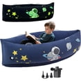 thumbnail image 1 of Pea Pod Sensory Sofa Chair, 60-inch inflatable pea pod chair sensory seating suitable for children, a sensory gift for children with autism, includes electric air pump, 1 of 9