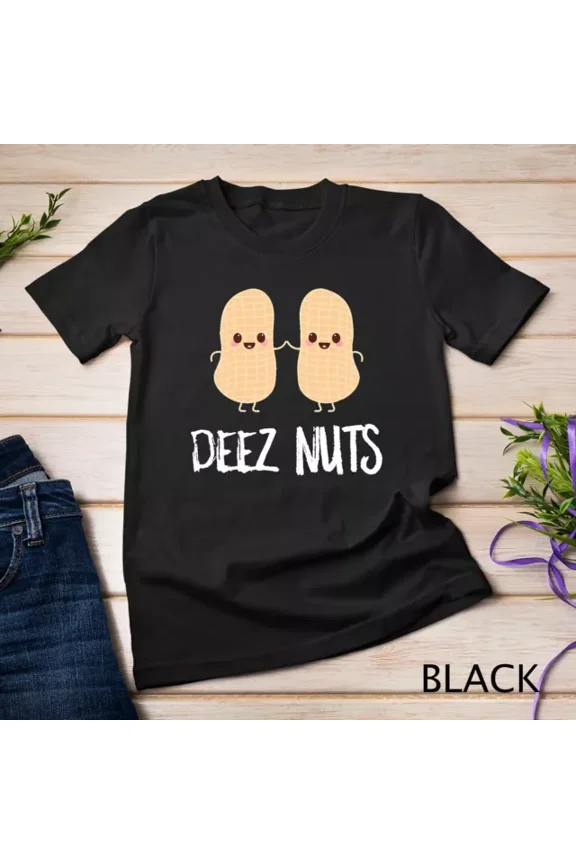 Pea.nut Food Funny Kawaii Cute Deez Nuts Gift Shirt Unisex S-5XL Hot Trending Shirt, Vintage Birthday Gift