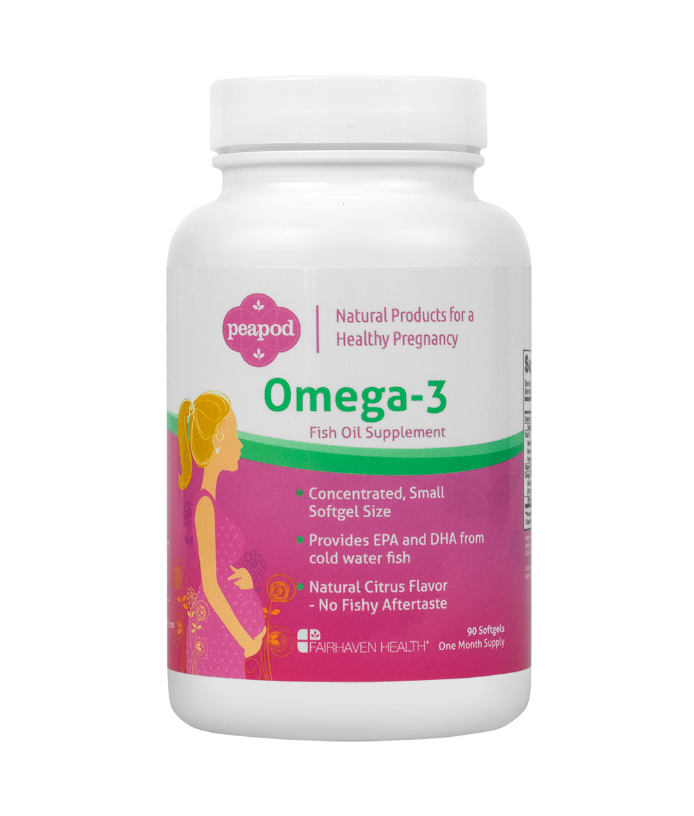 PeaPod Omega 3 Premium Icelandic Fish Oil for a Healthy Pregnancy