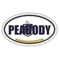 thumbnail image 1 of Peabody City Massachusetts State Flag | MA Flag Essex County Oval State Colors Bumper Sticker Car Decal 3x5 inches, 1 of 3
