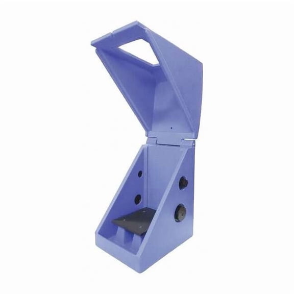 Pump Containment Enclosure w/Cover, Holds 1 Pump, Blue 253-31187