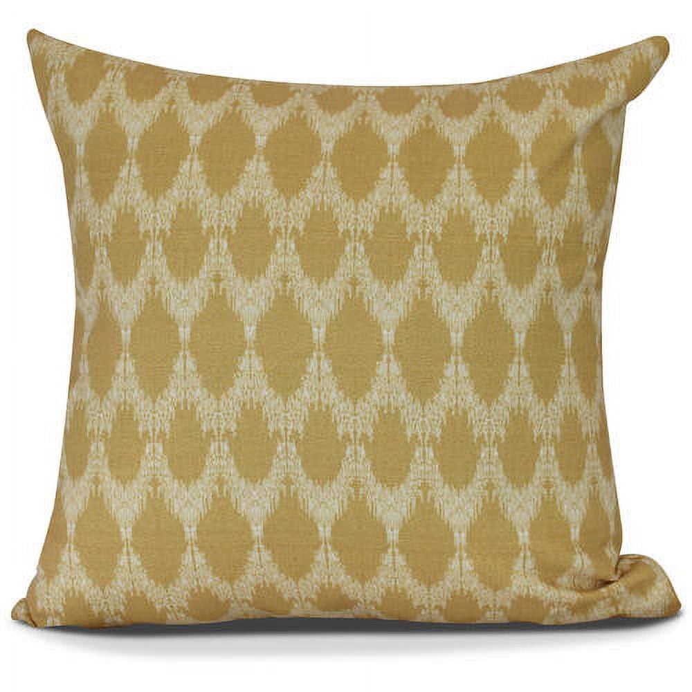 Peace 2 Geometric Print Outdoor Pillow