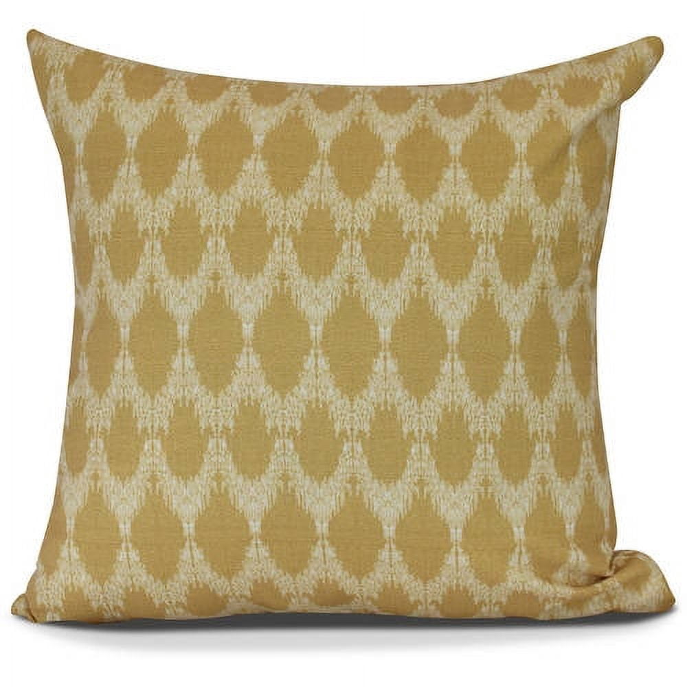 Peace 2 Geometric Print Pillow