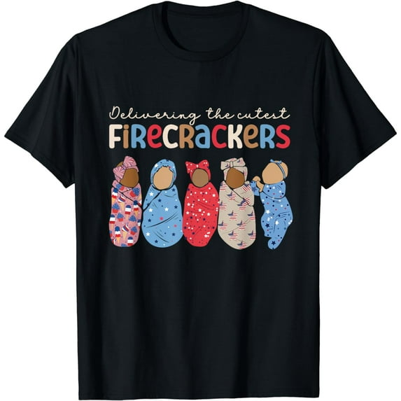 Peace 4th Of July Labor And Delivery Nurse Shirt 4th July T-Shirt