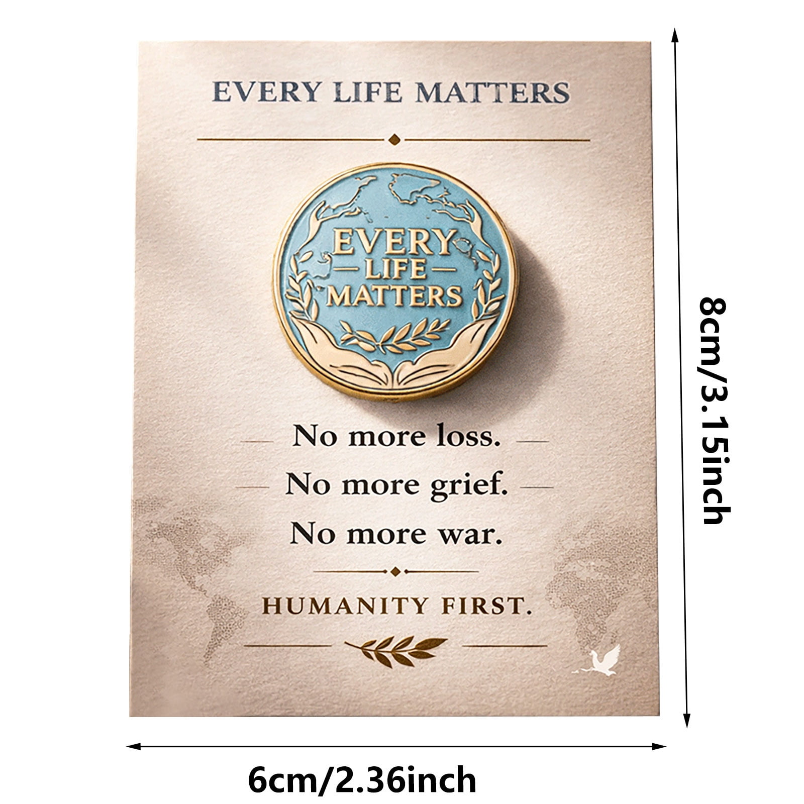 Peace Advocacy Gift Card Set - Anti War Greeting Cards for Activists ...