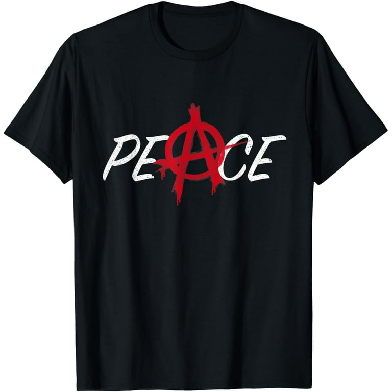 Peace Anarchy Symbol T-Shirt For World Peace Peace Anarchy Symbol T-Shirt For World Peace