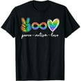 thumbnail image 1 of Peace Autism Love Infinity Symbol Autism AwarenessT-Shirt, 1 of 3