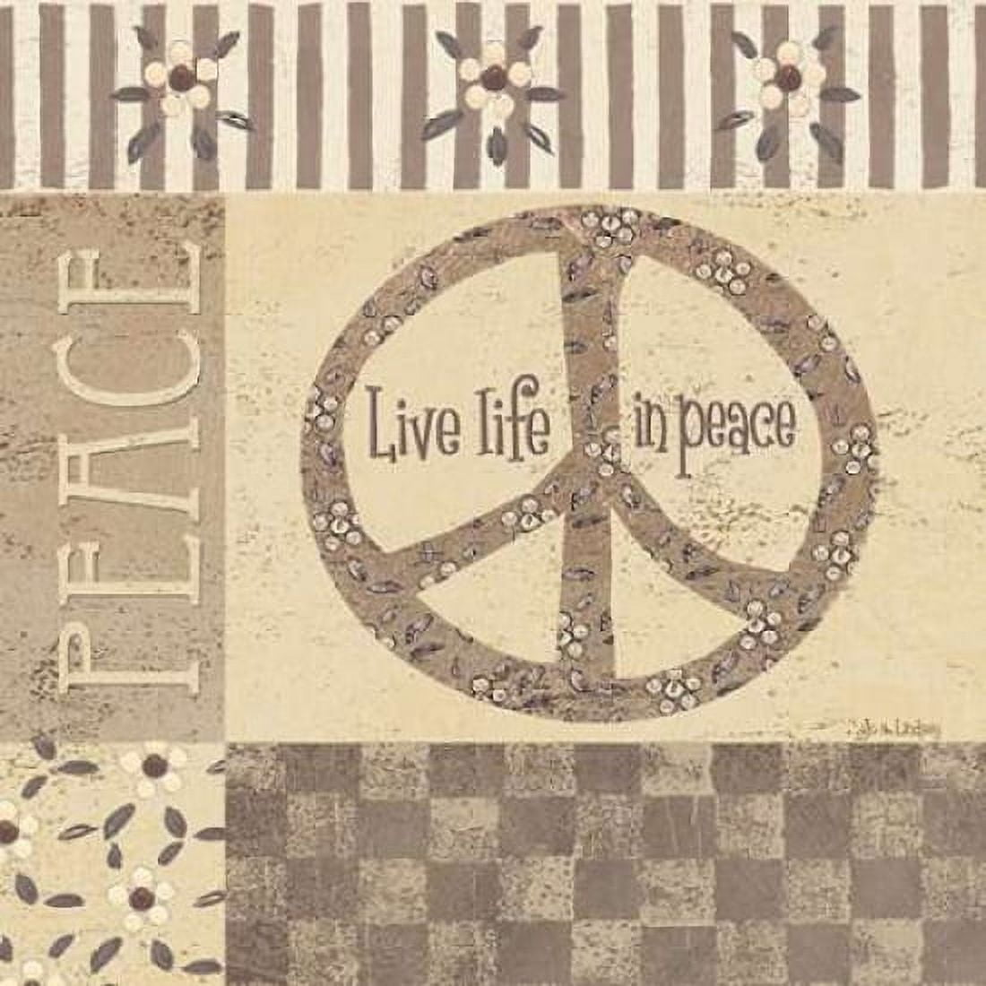 Peace Canvas Art - Jo Moulton (24 x 24)