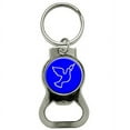 thumbnail image 1 of Peace Dove Bottle Cap Opener Keychain Ring, 1 of 1