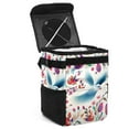 thumbnail image 1 of Peace Dove Foldable Car Garbage Can with Lid, Leak-proof Mini Trash Can, Hanging Storage Bag - Trash Can for Car, 1 of 6