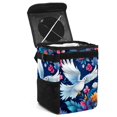 thumbnail image 1 of Peace Dove Foldable Car Trash Can with Lid, Leak-Proof Mini Trash Can, Hanging Storage Bag - Car Trash Bin for Clean and Organized Rides, 1 of 6