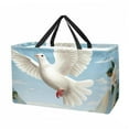 thumbnail image 1 of Peace Dove Large Capacity Reusable Foldable Oxford Cloth Picnic Basket - Versatile Shopping Basket, Laundry Organizer, and Shopping Bag, 1 of 7