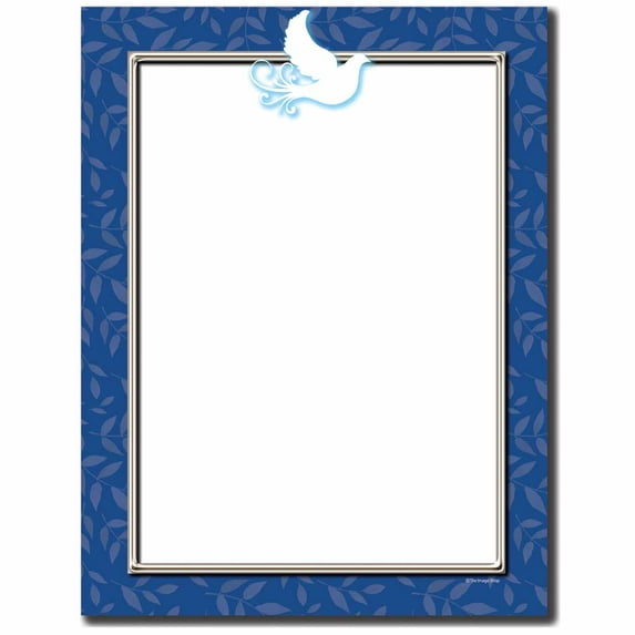 Peace Dove Letterhead Laser & Inkjet Printer Paper, 25 Sheets per Pack