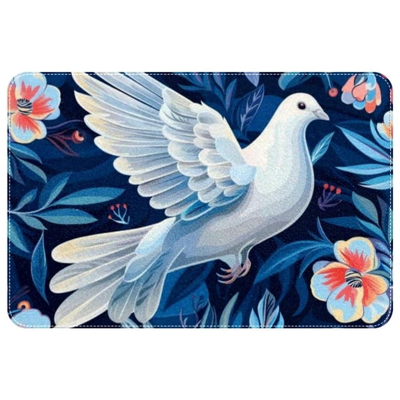 Peace Dove Polyester Non-Slip Indoor Mat Door Rugs Game Mat - Machine Washable