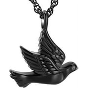 Peace Dove Urn Keepsake Memorial Ash Holder Cremation Urn Pendant Necklace Cremation Jewelry for Ashes Urn Pendant