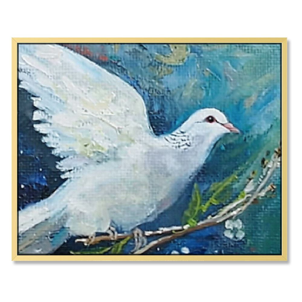 Peace Dove Wall Art Bird Wall Art White Birds Flying in The Air ...