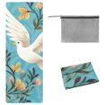 thumbnail image 1 of Peace Dove Yoga Blanket with Storage Bag, 72.8"x26.8", Suitable for Yoga, Pilates, Fitness, Gym Towels, Yoga Towel, Yoga Towels, 1 of 6