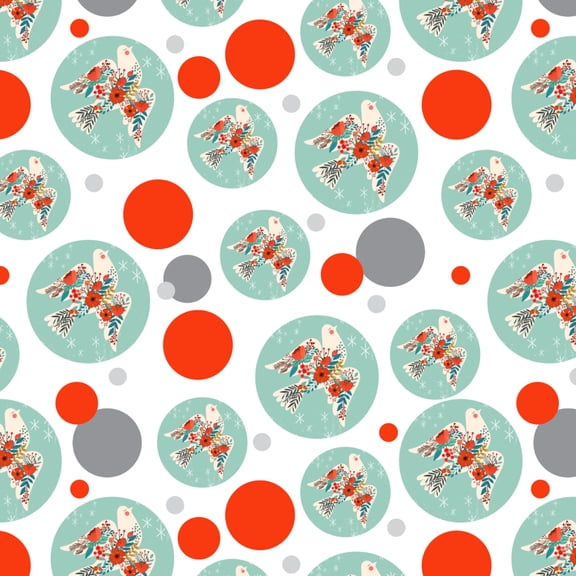 Peace Dove at Christmas Premium Gift Wrap Wrapping Paper Roll