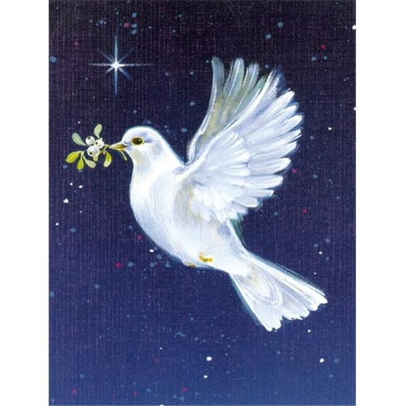 Peace Dove with the Olive Branch Flag Garden Size