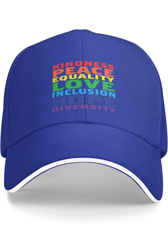 Peace Equality Love Inclusion Hope Diversity Trucker Hat Baseball Cap Funny Outdoor Travel Dad Caps