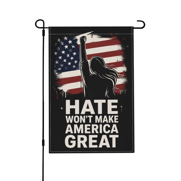 Peace Equity Inclusion Pride Ally Garden Flag For Yard Decor 12x18 in