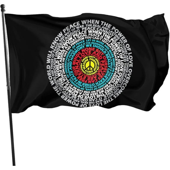 Peace Flag 3x5 ft Fade Proof Outdoor Indoor With Metal Grommets Peace Banner Home House Garden Yard Decorative Sign