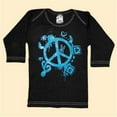 thumbnail image 1 of Peace Foil- 18-24 Month Black Long Sleeve Tee, 1 of 1