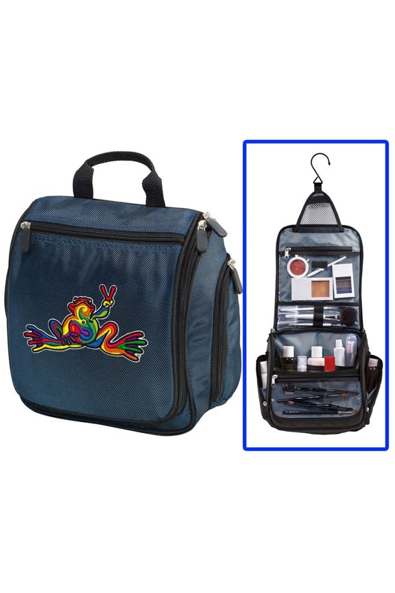 Peace Frog Toiletry Bag or Peace Frogs Shaving Kit