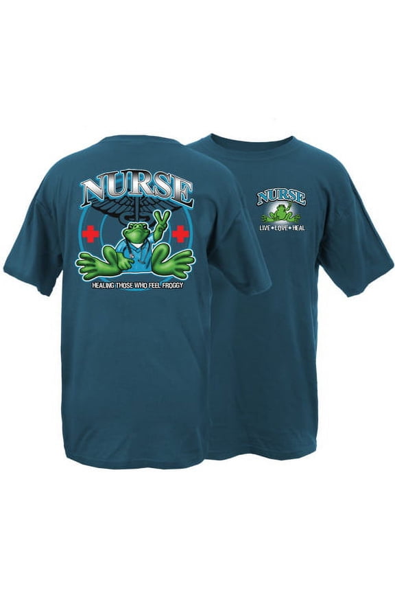 Adult Nurse Frog Short Sleeve T-Shirt