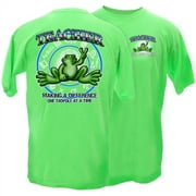Peace Frogs Adult Teacher Frog Short Sleeve T-Shirt
