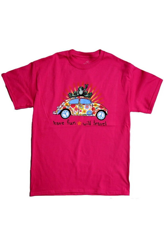 Adult VW Bug Frog Short Sleeve T-Shirt